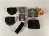 a close up of a box of soap and other items on a table