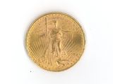 an image of a gold coin on a white surface