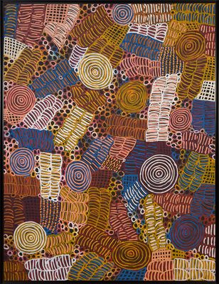 une image représentant un tableau orné de cercles et de points