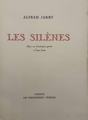 the cover of the book les silences by alfred jarry