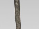 two swords that are standing next to each other