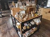 a store with a lot of different items on the counter