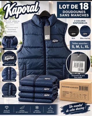 kapori lot de 18 vests sans manches