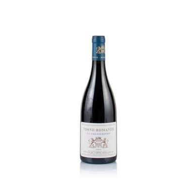 a bottle of red wine on a white background