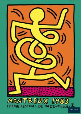a poster for the montreux jazz festival in paris