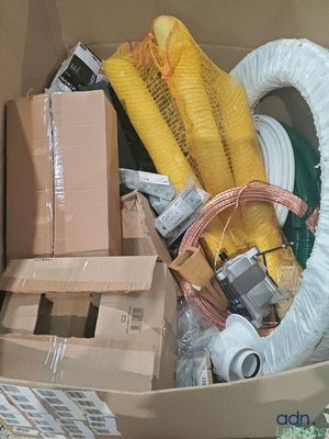 a box full of assorted items that are in it