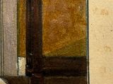 an image of a painting of a cat sitting on a chair