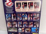 the back of a box with a picture of the ghostbuss action figures