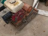 a small engine that is sitting on the ground