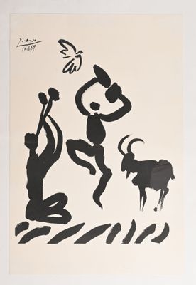 D'après Picasso Danseurs à la chèvre