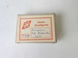 a small business card with a picture of a plane on it