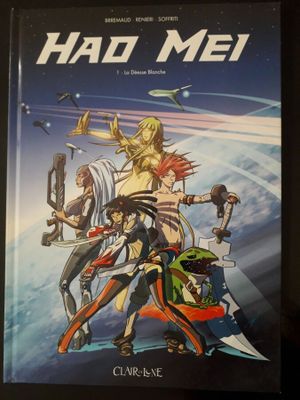un livre sur lequel figure la photo d'un groupe de personnes