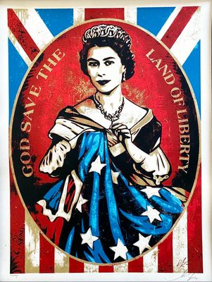 une image représentant un tableau où l'on voit une femme tenant un drapeau