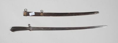 two knives are shown side by side on a white surface