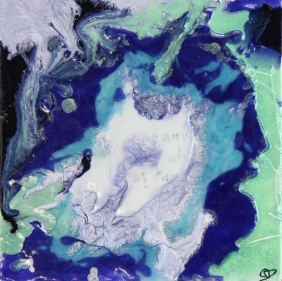 DUMAS Christiane "Porto Pollo", 2017, technique mixte sur to…