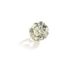 a diamond single - stone ring, by van cleef
