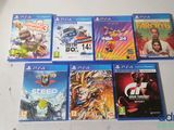 a lot of video games that are on the table