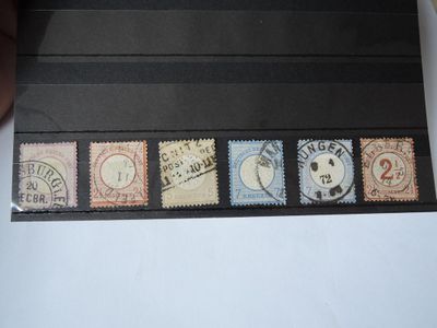 TIMBRES ALLEMAGNE Ob. ZONE NORD OU SUD - 1/2, 2 /12, 5,…