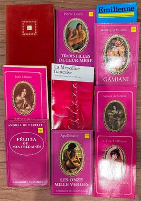 plusieurs livres sont posés sur une table les uns à côté des autres