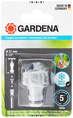GARDENA - Nez de robinet fileté - G 1/2 pouce 21mm - Résista…
