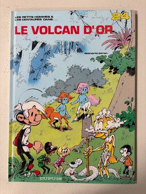 bande dessinée française, « Le Volcan d'Or », avec des personnages de bande dessinée