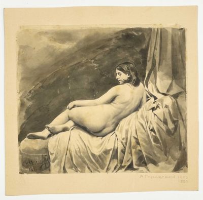 une image représentant une femme nue allongée sur un lit recouvert d'un drap