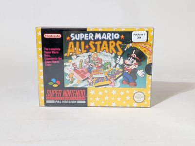 nintendo super mario all stars super nintendo game box