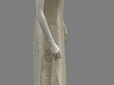 an image of a mannequin dressed in a white dress