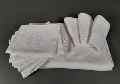 a lot of napkins that are on a table