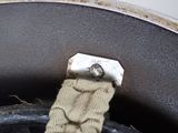 a piece of cloth on the rim of a motorcycle tire