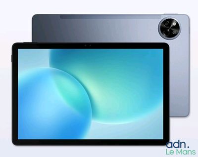 une tablette équipée d'une caméra sur le dessus