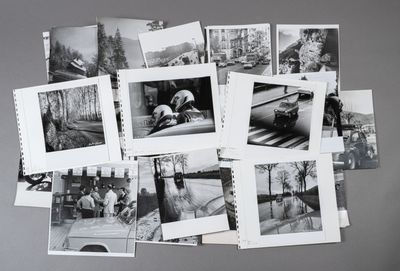 André GAMET (1919-2017) Varia. Véhicules, automobiles, voiri…