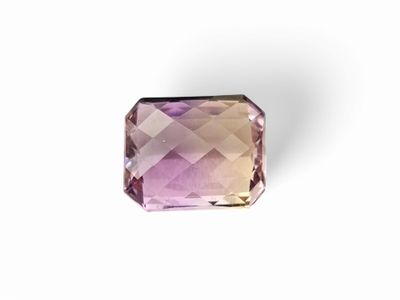 an amethorate cut gems on a white background