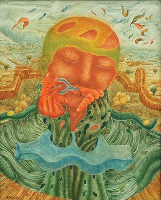 Arik Brauer* (Vienne 1929 - 2021 Vienne)