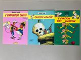 trois livres pour enfants sont empilés les uns sur les autres
