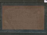 an old picture of a piece of paper with writing on it