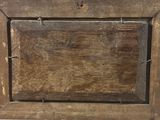 a picture of a picture of a wooden frame on the wall