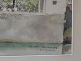 a picture of a painting on the wall of a house