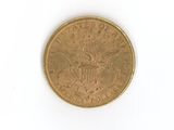 an image of a gold coin on a white surface