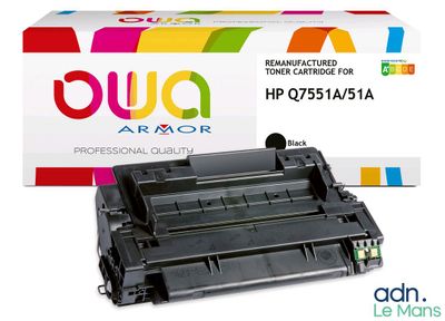 Cartouche laser remanufacturé OWA ARMOR Q7551A/51A - Neuf - …