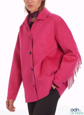 Blouson surchemise rose THE KOOPLES, T2 - NEUVE - TVA Récupé…
