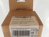 a brown box with a barcode on it