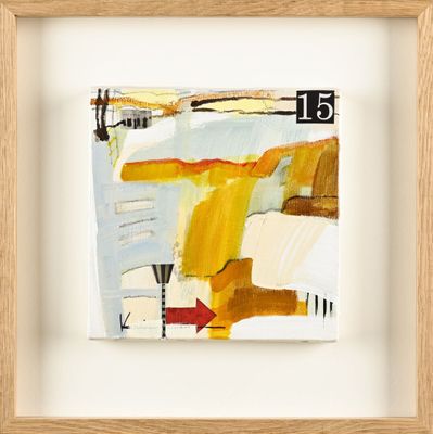 une photo d'une photo d'un tableau dans un cadre en bois