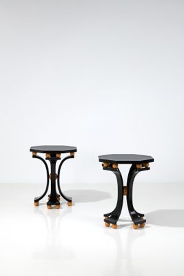 paire de tables d'appoint Art déco, dans le style de Person