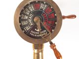 a clock that is on the side of a pole