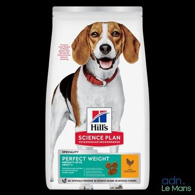 Hill's Science Plan Perfect Weight - Aliment pour chiens adultes de grande race