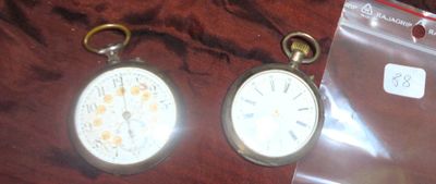 deux horloges posées sur un tissu rouge