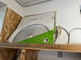 a picture of a table with a saw on top of it