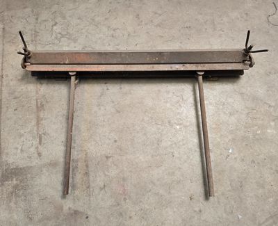 Ancienne plieuse mécanique parisienne, largeur 140 cm - A en…