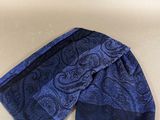 an image of a piece of fabric that has been cut in half